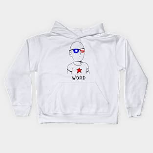 WORD, It's the 4th of July Kids Hoodie